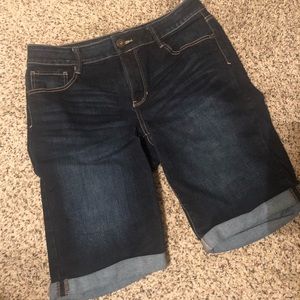 St. John’s Bay Size 10 Women’s dark Bermuda shorts